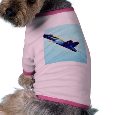 Blue Angles Fighters Jets Pilots Dog T-shirt by lifesphere
