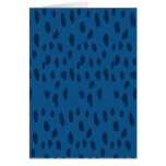 Blue Animal Print Cards