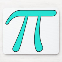 Blue Aqua Pink Hot Baby Light Pi 3.14 symbol Math