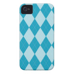 Blue Argyle Pattern Iphone 4 Case