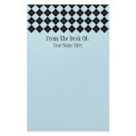 Blue Argyle Stationery