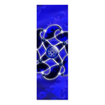 Blue As the Sea Bookmarks Business Cards