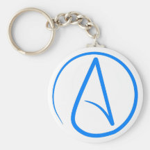 Blue Atheist A Keychain