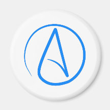 Blue Atheist A Refrigerator Magnet