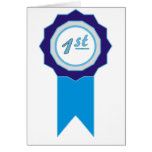 Blue Award Card