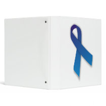 Blue Awareness and Remembrance Ribbon