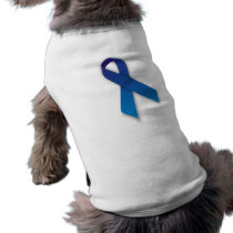 Blue Awareness and Remembrance Ribbon
