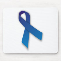 Blue Awareness and Remembrance Ribbon