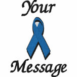 Blue awareness ribbon - Customize