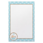 Blue Baby in Umbrella stationery