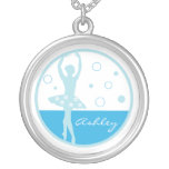 Blue Ballerina Necklace