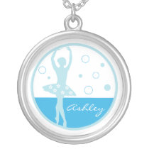 Blue Ballerina Necklace necklaces