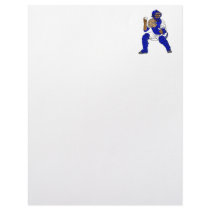 Blue baseball catcher