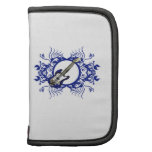 Blue Bass Blue Floral Circle Design Organizer