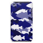 Blue Bass Camo Barely There Ipod Covers