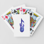 blue bass note crayon playing cards