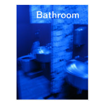 Blue Bathroom postcard