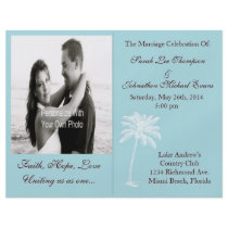 Blue Beach Getaway Programs Personalized Flyer