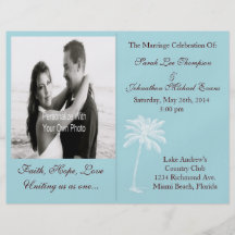 Blue Beach Getaway Programs Personalized Flyer