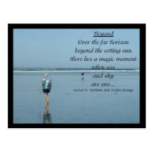 Blue Beach Post Card