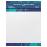 Blue Beauty business cards - customizable letterhead