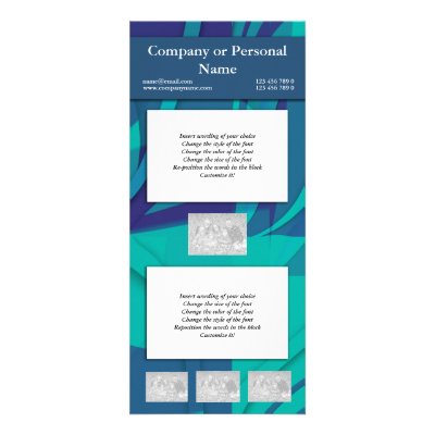 Blue Beauty business cards - customizable by knottie