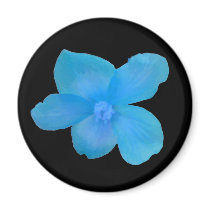 Blue Begonia Magnet