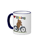 Blue Bicycle I Love Biking Tshirts and Gifts Coffee Mug