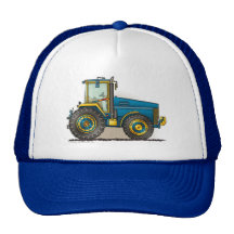 Blue Big Tractor Hats