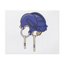 blue bike helmet personalized flyer