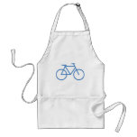 blue bike icon bicycle cylce apron