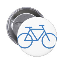blue bike icon bicycle cylce pin
