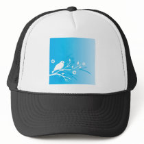 Blue Bird Mesh Hats