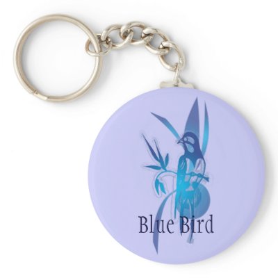 Blue Bird Keychain by satelliteg
