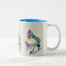Blue Bird Mom Mugs