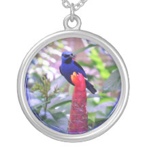 BLUE BIRD NECKLACE
