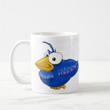 Blue Bird Of  Happiness Mug
