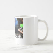 blue bird of happiness mug