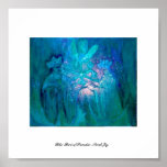 Blue Bird of Paradise Posters