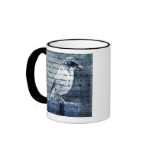 Blue Bird Song Mugs
