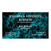 Blue black interior design art business cards