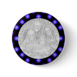 blue black Kaleidoscope pattern photo fame