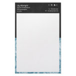Blue & black retro Stationery - Social Icons