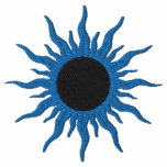 Blue & Black Sun Fantasy Design