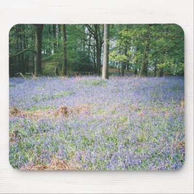 Blue Blanket Mouse Pads by Stronsy