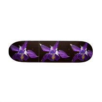 Blue Blue Columbine Skateboard