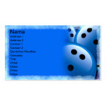 Blue Bowling Balls Business Card Templates