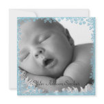 Blue Boy Photo Birth Announcement
