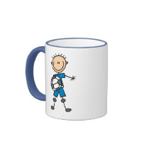 Blue Boys Soccer Mug