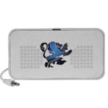 Blue British Lion Laptop Speakers